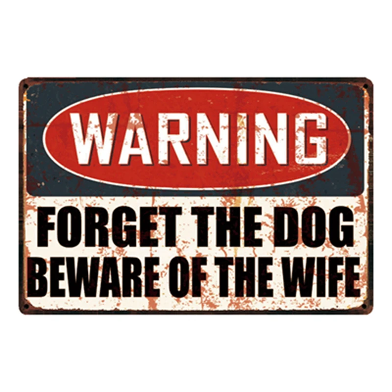 [Kelly66] Собаки Варинга металлический знак Олово плакат Home Decor бар Wall Art Живопись 20*30 см Размеры y-2116