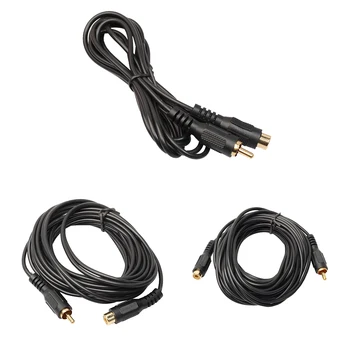 

1.8m/4.5m RCA Male To Female Extension Cable Lead RCA-RCA M/F Audio Composite Extension Cable Cord Wire Line For DVD TV