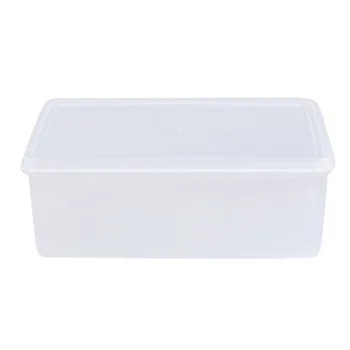 

3.3L Single Layer Plastic Crisper Rectangular Transparent Storage Box Dry Food Storage Container With Lid For Home Kitchen Bar