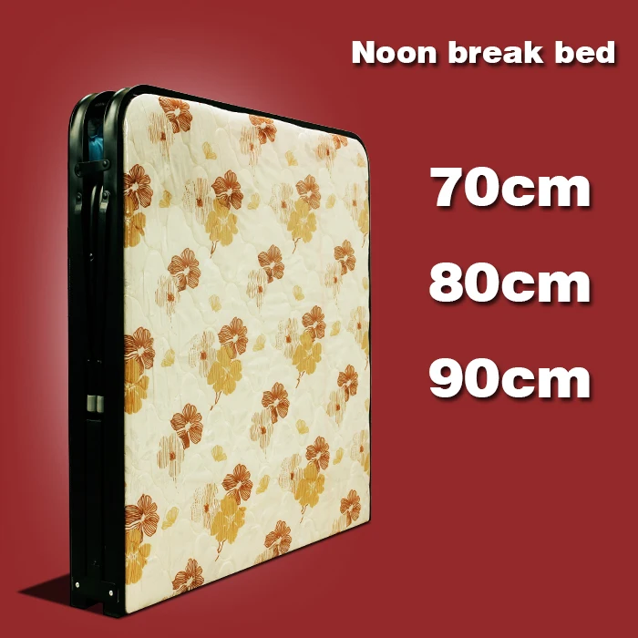 Single simple reinforcement folding bed casual office lunch siesta folding bed home Chaperone bed