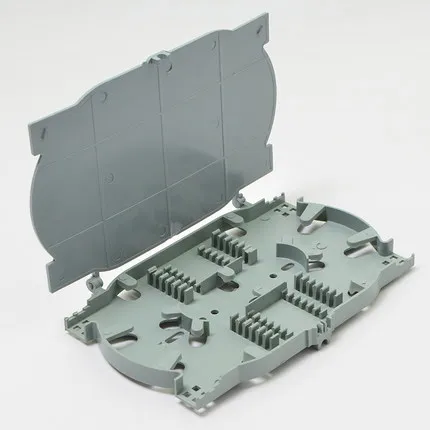 

10PCS/packe 12cores fiber optic splice tray with ABS material Use FTTH Fiber Optic Termination Box fiber optic cable tray