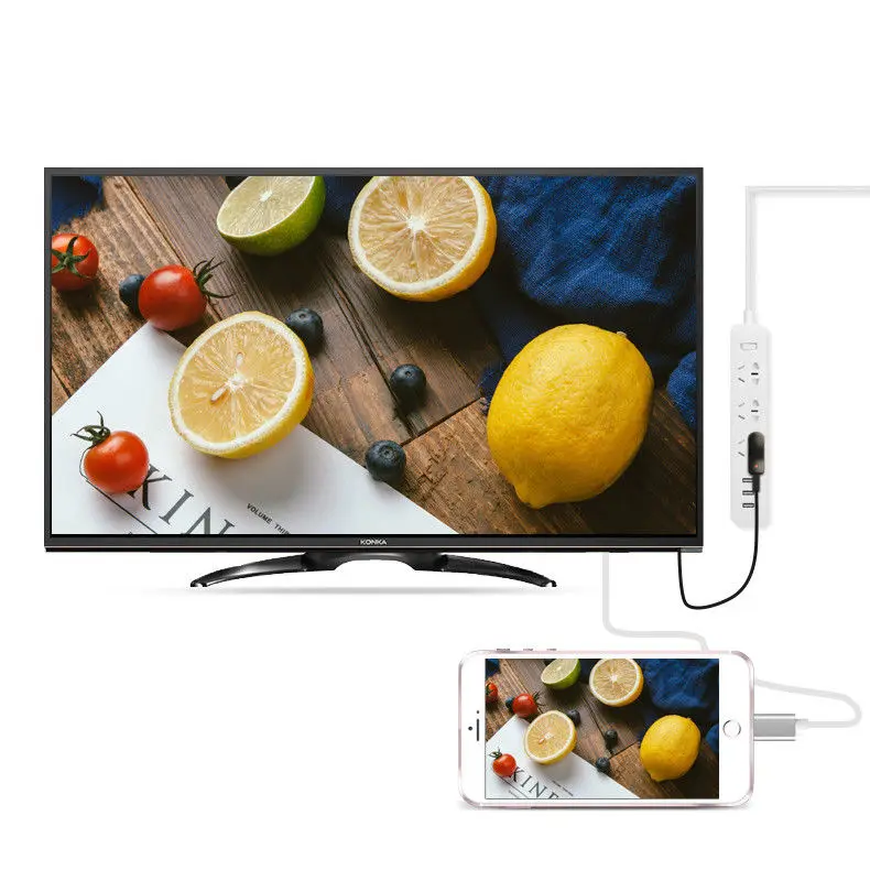 Телефон к телевизору для iPhone Xs XR 6 7 8 PLUS Аудио Видео адаптер hdmi кабель экран