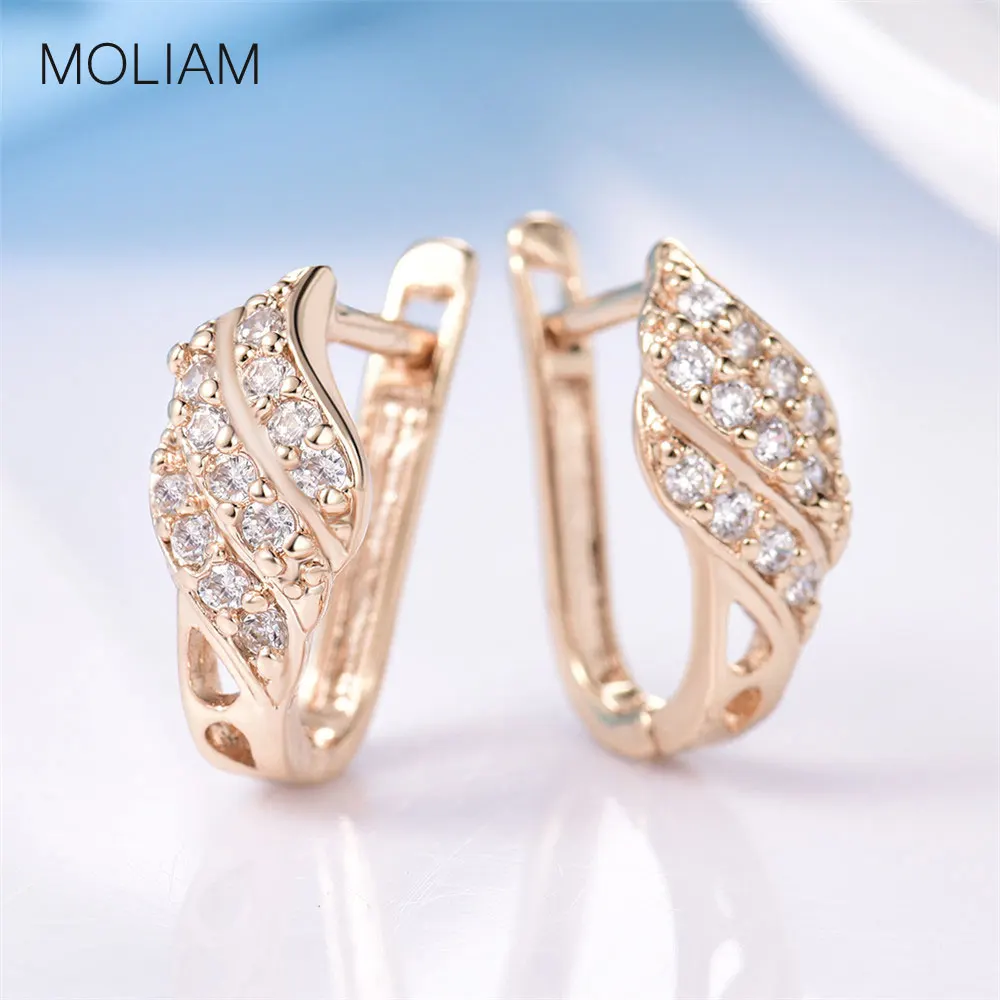 Женские серьги MOLIAM MLE198 3 слойные с цирконом модные украшения для вечеринок 2017|zircon