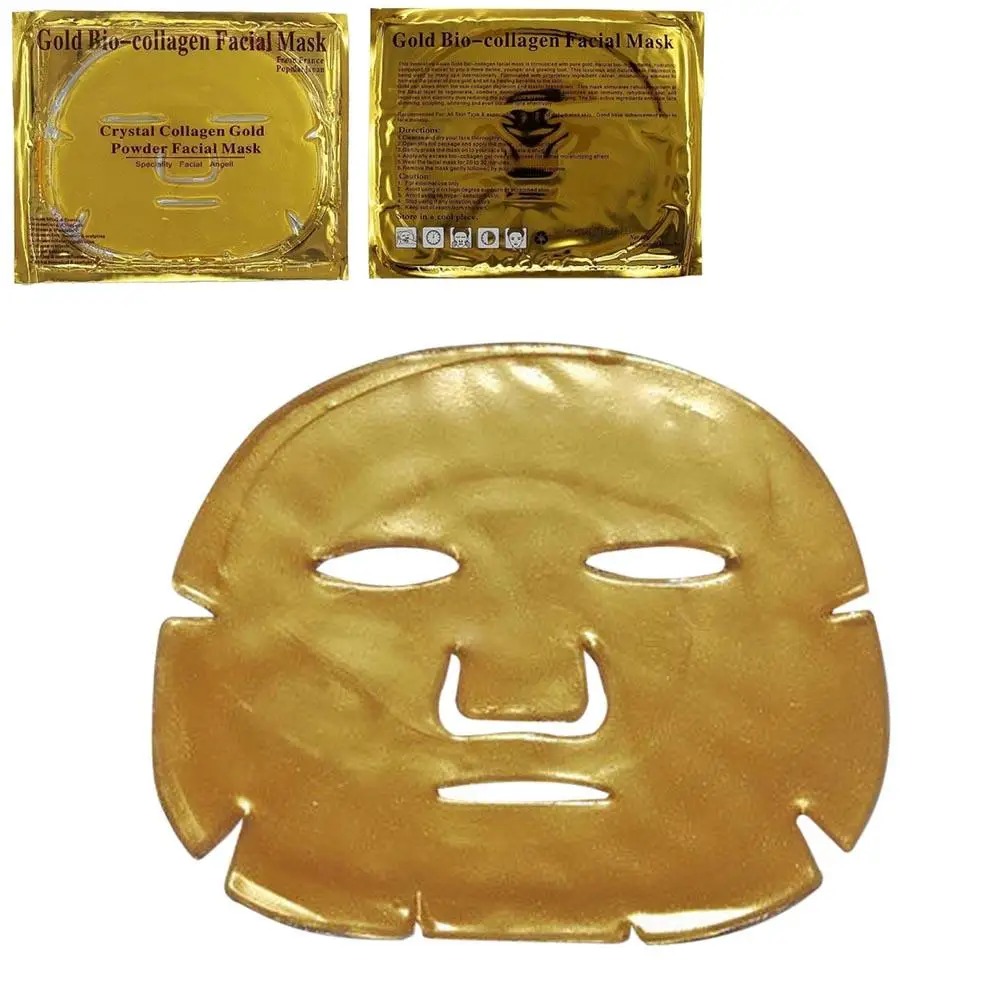 Gold Bio Collagen Facial Mask Face Mask Crystal Gold Powder Collagen