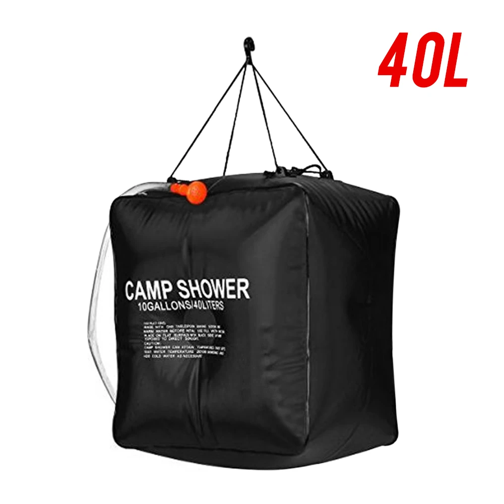 

Water Bag Foldable Solar Energy Heated Camping Shower Bag Outdoor Shower Bathing Bag Climbing BBQ Picnic Water Storage 20/40L