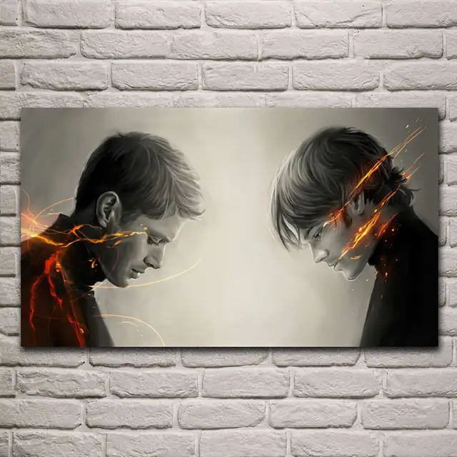 Supernatural Winchester Dean And Sam Living Room Decoration Home
