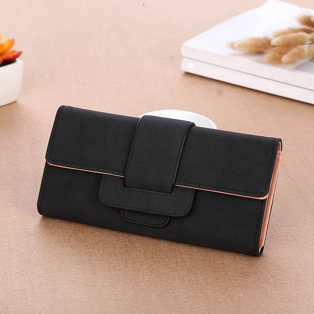 

Women's Purse Handbags High Quality Money Bag Female Cultch Fashion Solid Color Coin Purse New Long Wallet Card Holders Handbag