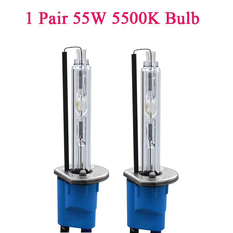 SKYJOYCE 55W H7 Xenon HID Kit AC 55W Fast Bright F5 HID Ballast 5500K Xenon Bulb H1 H3 H7 H11 HB3 HB4 9012 D2H Car Headlight Kit (5)