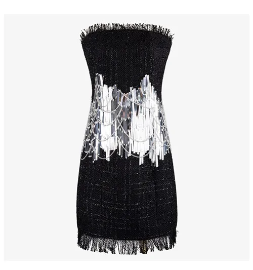 CBAFU сексуальное облегающее платье для женщин, новое модное платье со звездами, женская одежда, черные блестящие вечерние платья X483 - Цвет: as picture