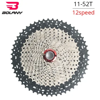 

BOLANY 12 Speed 11 52 t Cassette MTB Freewheel Sprocket Bicycle Accessories Mountain Bike For Shimano Slx m7000 XT M8000 M9000