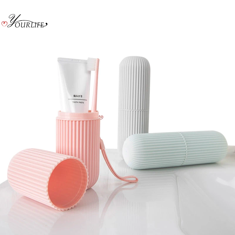 

OYOURLIFE Portable Toothbrush Box Outdoor Travel Toothbrush Organizer Dust-proof Tooth Brush Protect Case Bathroom Accessories