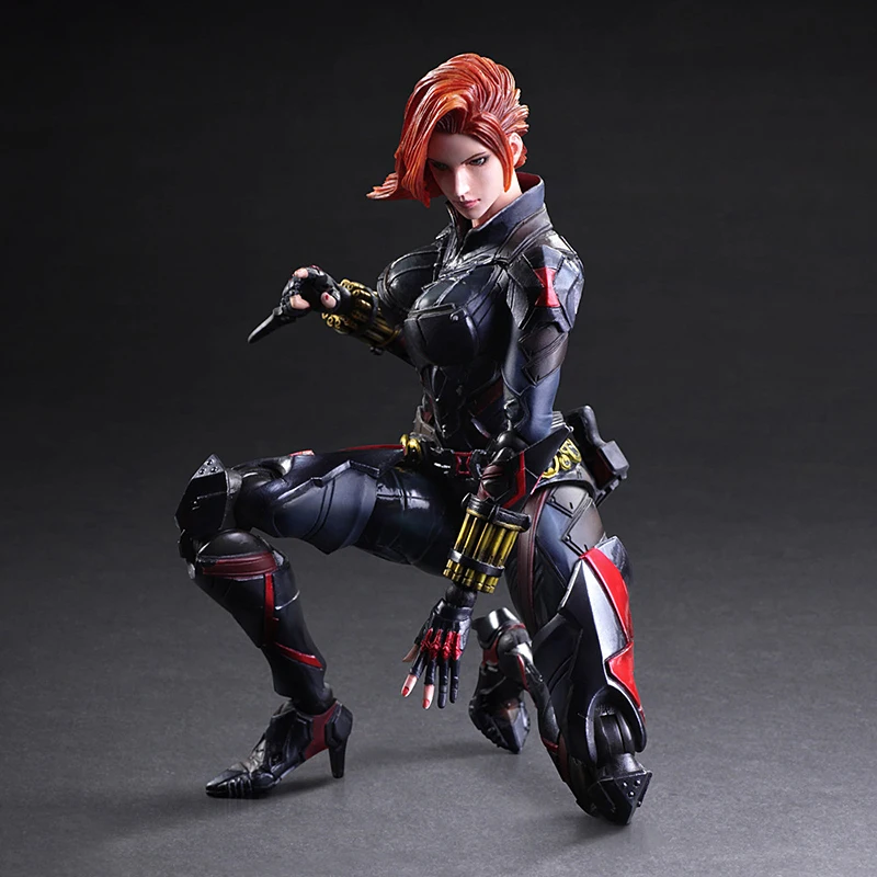 

Play Arts Change Avenger Alliance Ultron An Era PA Change Black Widow Joint Can Action Figure Doll Model