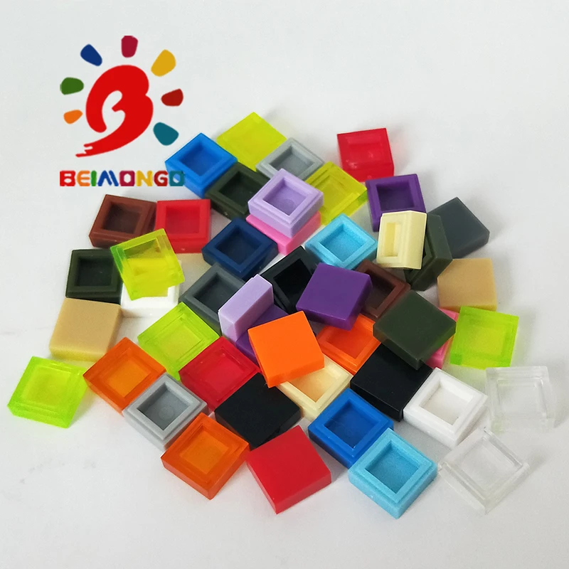 

Free Shipping!BEIMONGO Blocks Flat Tile 1x1 Building Blocks 200PCS Edu & Intelligent DIY Kids' Toys can be compitabled