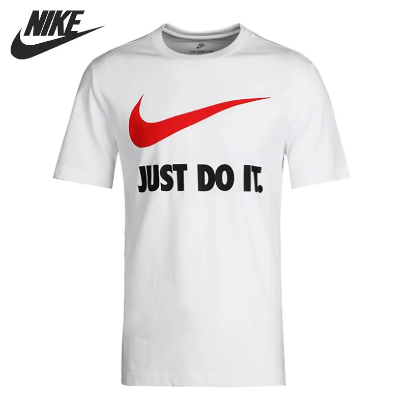 Новое поступление, оригинальные женские футболки NIKE CREW JDI SWSH HBR, спортивная одежда с короткими рукавами