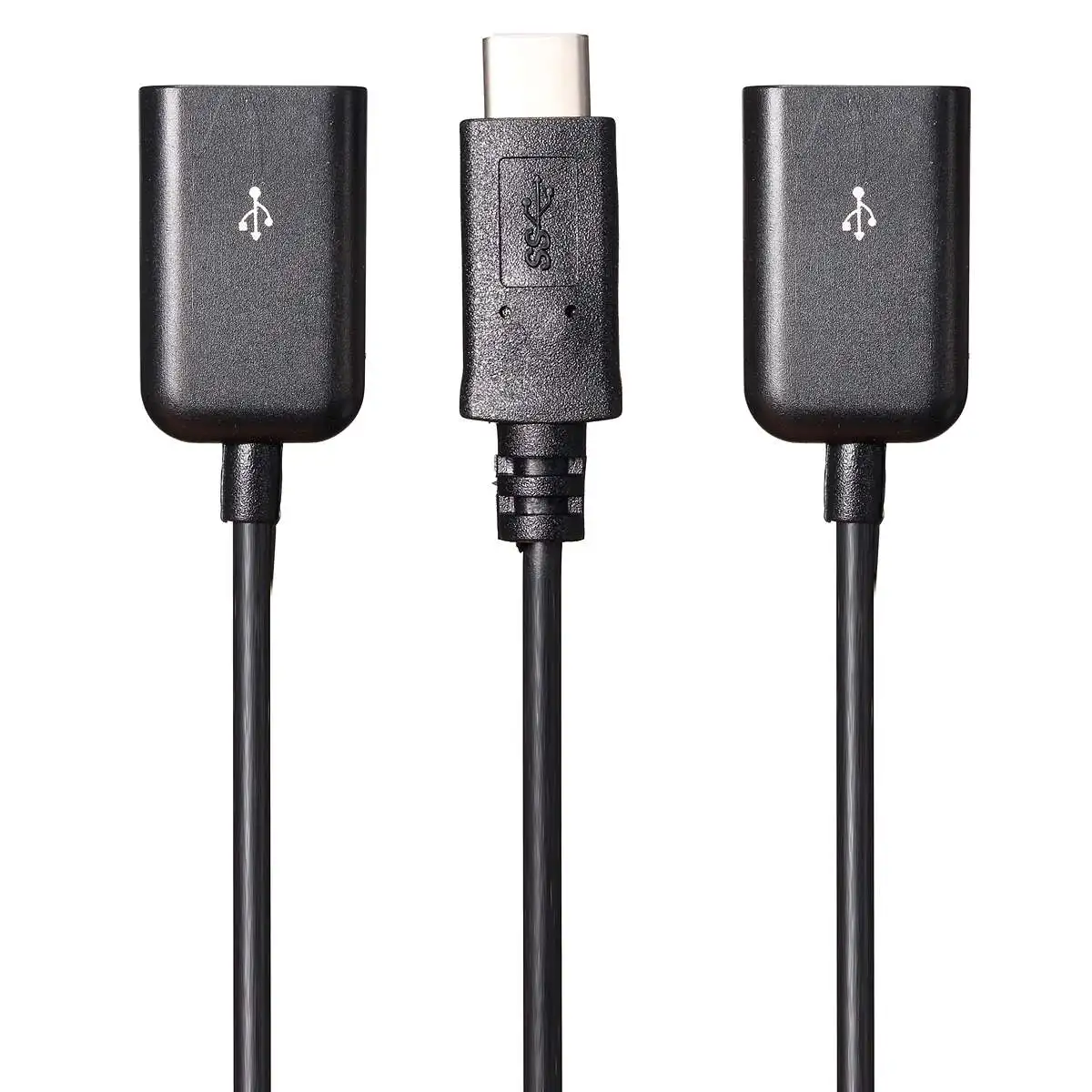 Портативный USB 3,1 Тип C USB-C до 2 Порты и разъёмы двойной концентратор переходник разветвитель Поддержка для Mac OS для Windows XP/7/8 для Linux
