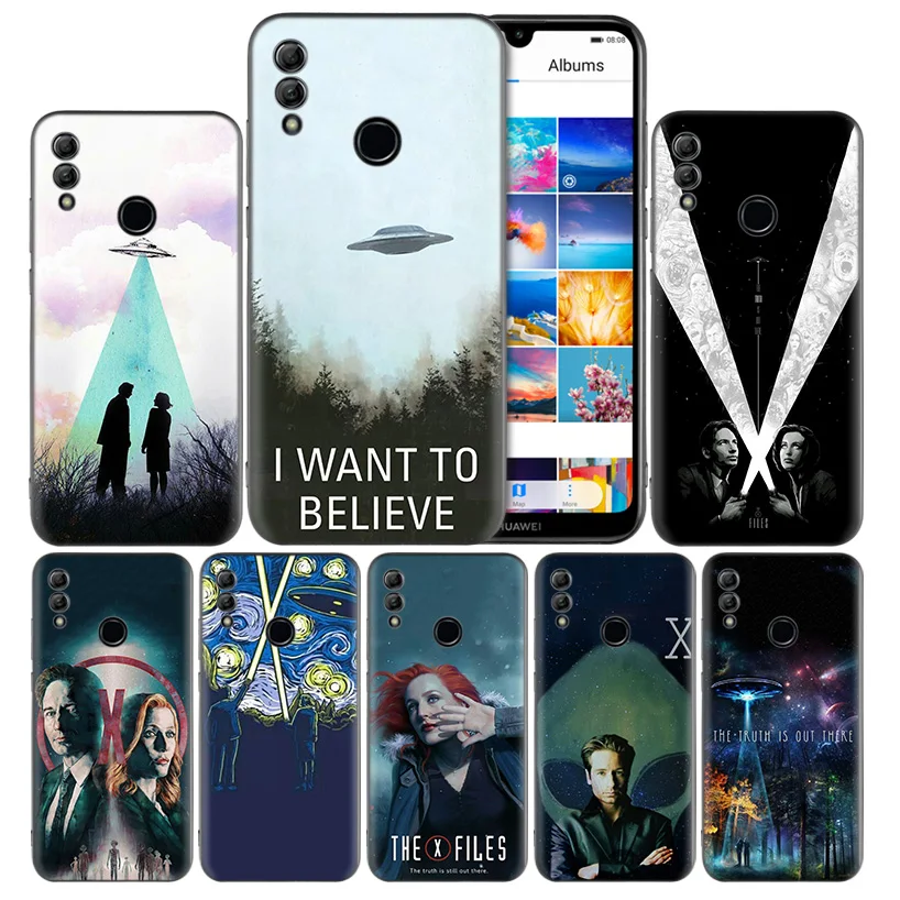 

The X Files I Want to Be Black Silicone Case Cover for Huawei Honor 8X 8C 8A 8S 10 10i Lite Play V20 Y9 Y7 Y6 Y5 Prime 2018 2019