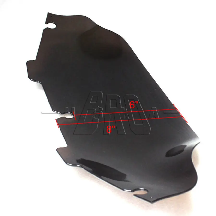 6 inch dark smoke " /8" волна лобовое стекло для Harley Touring Street Glide FLHT 1996-2013 1997 1998 1999 2010 2011 2012 - Цвет: 6 inch dark smoke