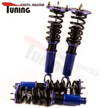 Suspensões Coilover Para Honda Accord 1990-1997 para Honda Acura CL Struts Amortecedores Não-Ajustável Baixando kit azul