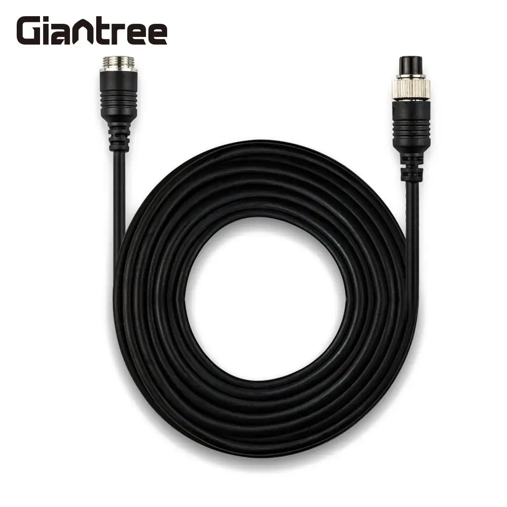 

Airline Monitoring Line PVC Factory Multifunctional Camera Extension Line 4pin Head Line CCTV Video Cable Vehicle Black
