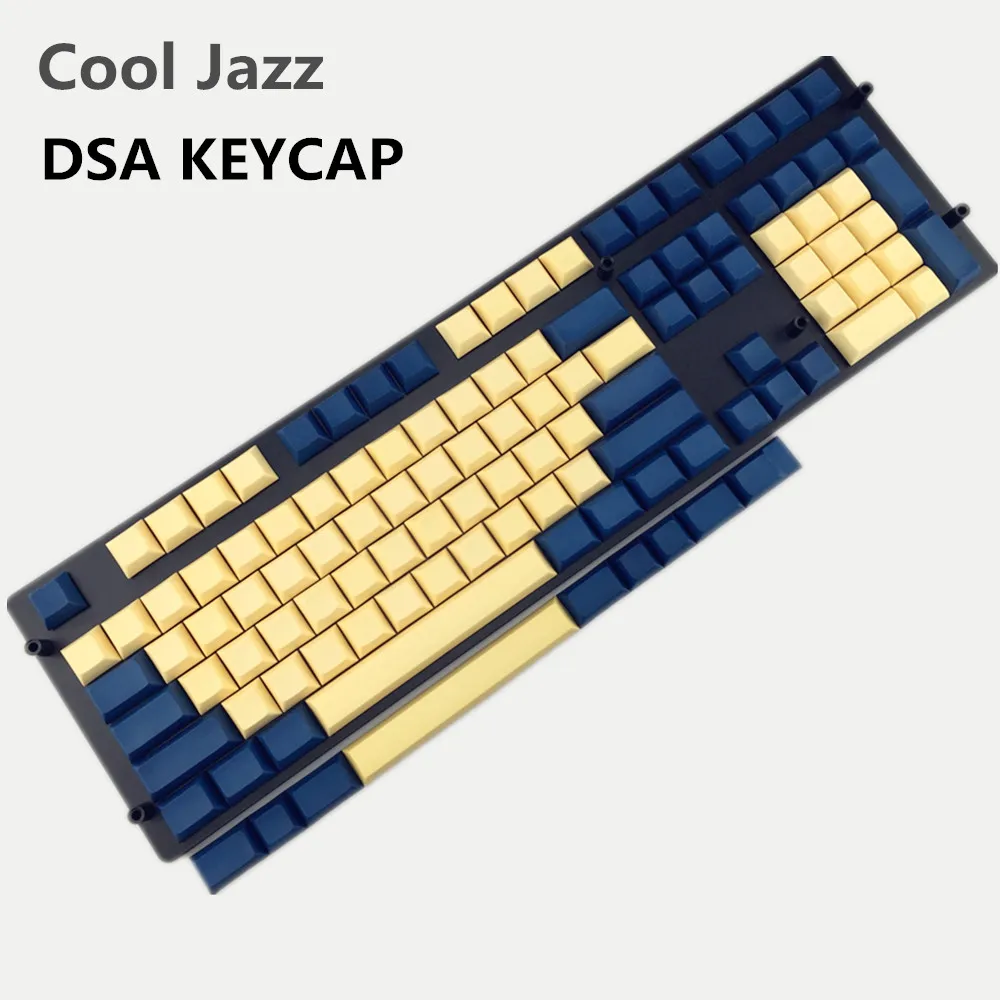 Dsa keycaps пустые печатные 117 клавиши толстые pbt для механической клавиатуры Dsa профили ANSI макет