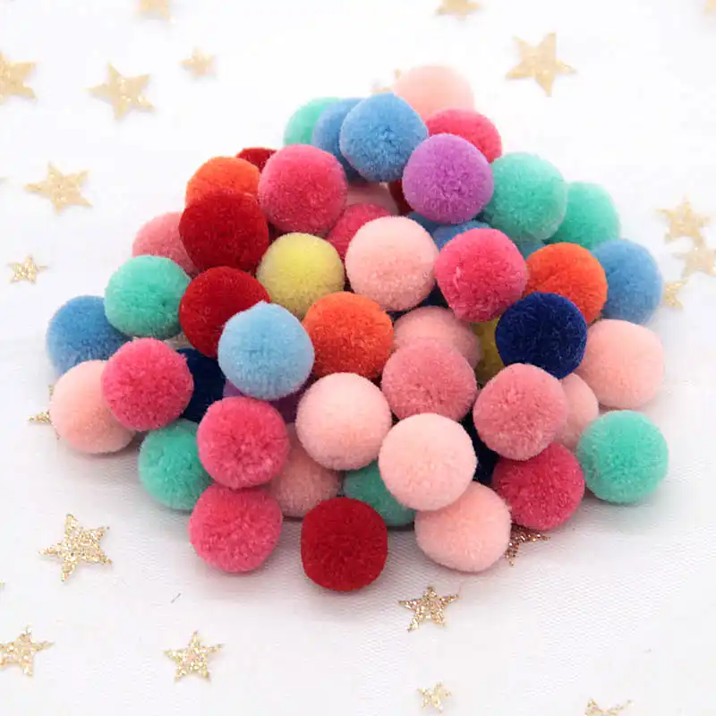 Pompom 15mm Thick Yarn Ball Diy Crafts Pompones Balls 1 5cm