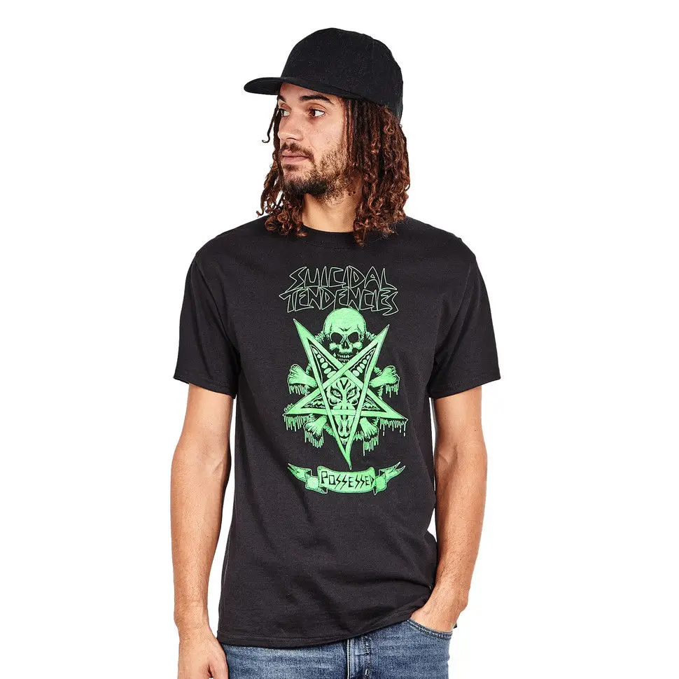 Suicidal Tendencies - Possessed 80's Edition T-Shirt Black 2019 hot tees Top Summer Men'S fashion T Shirt cheap wholesale |