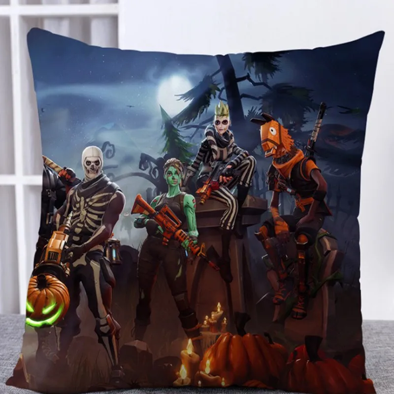 

PP cotton fortnight 3D Game Anime Surrounding Fortress Night Pillow Car Sofa 40cm Pillow Adult Child Christmas gift