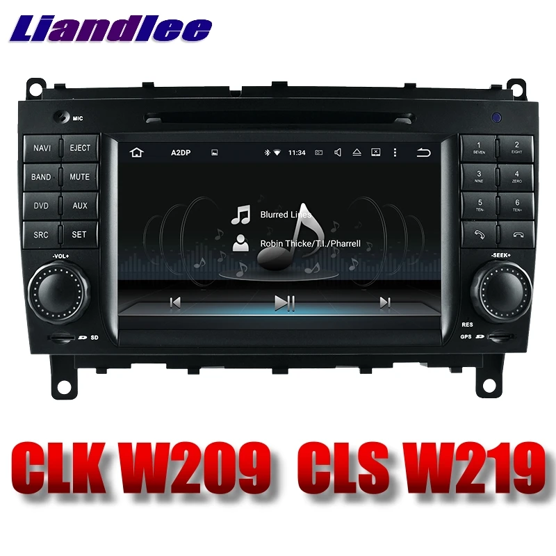 Clearance Liandlee Car Multimedia Player NAVI For Mercedes Benz SLK CLK W209 CLS 2004~2012 Touch Screen System Radio TV DVD GPS Navigation 3