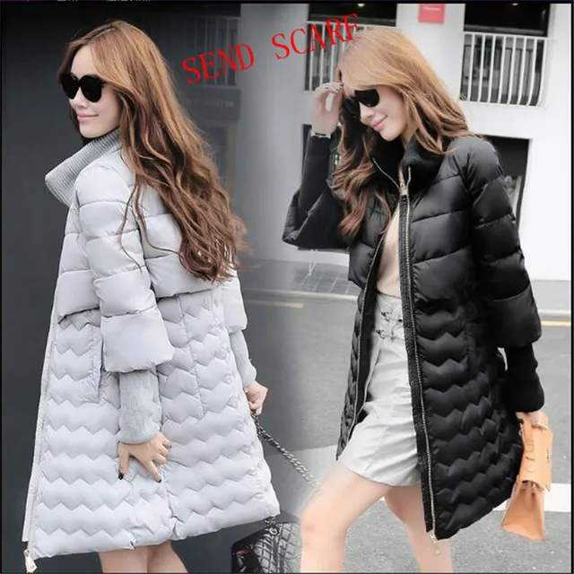 Cheap 2016 European Women Down Cotton-padded Jacket New Winter Jacket Coat High-end Fashion Temperament Cultivate One's morality Coat