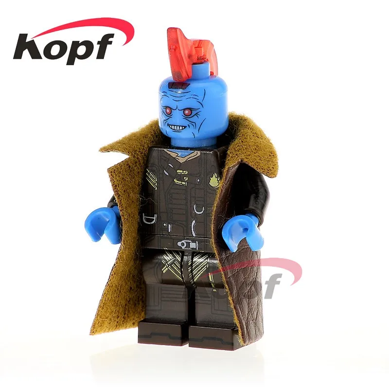

Single Sale Yondu Super Heroes Skeleton Skull Alien Hatsune Miku Building Blocks Collection Toys for children PG1177