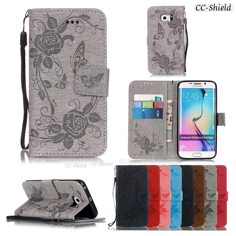 

phone capa for Samsung Galaxy S6 S 6 edge S6edge Zero G925 G925F G925W8 G925J SM-G925 SM-G925F SM-G925J Flip Phone Leather Cover