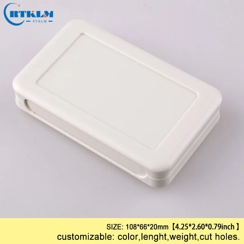 

Handheld housing for electronics box plastic enclosure abs plastic project case diy junxtion box instrument cases 108*66*20mm