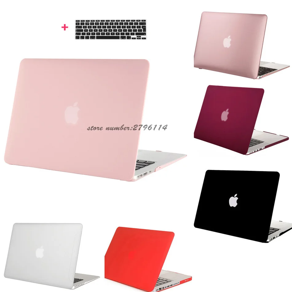 New Matte Laptop Case for Macbook Air 13 2018 2019 Pro Retina 13'' 15&quot Touch bar with Keyboard CoverSkin A2159 A1989 A1932 Model |