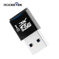מחשב נייד USB 3.0 מיקרו SD TF מתאם 5Gbps קורא כרטיסי טלפון רב Rocketek באיכות גבוהה זיכרון OTG עבור אביזרים למחשב נייד מחשב (5)
