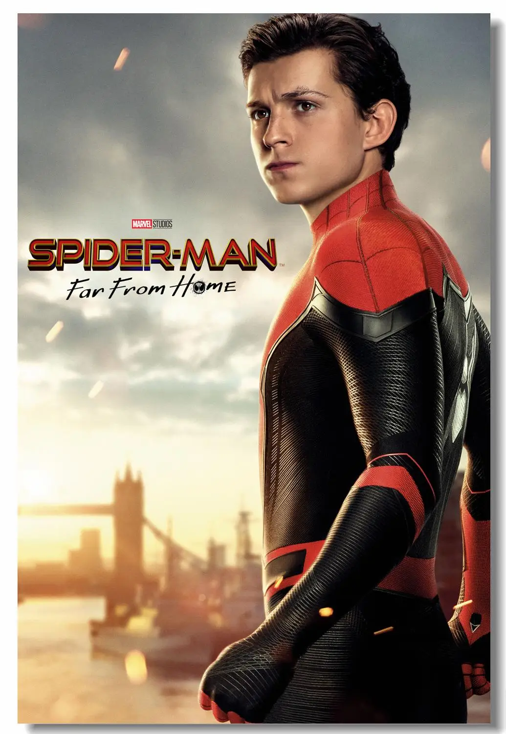 

Custom Printing Wall Decor Marvel Spider-man Far From Home Poster Jake Gyllenhaal Sticker MJ Tom Holland Wallpaper Mural #0948##