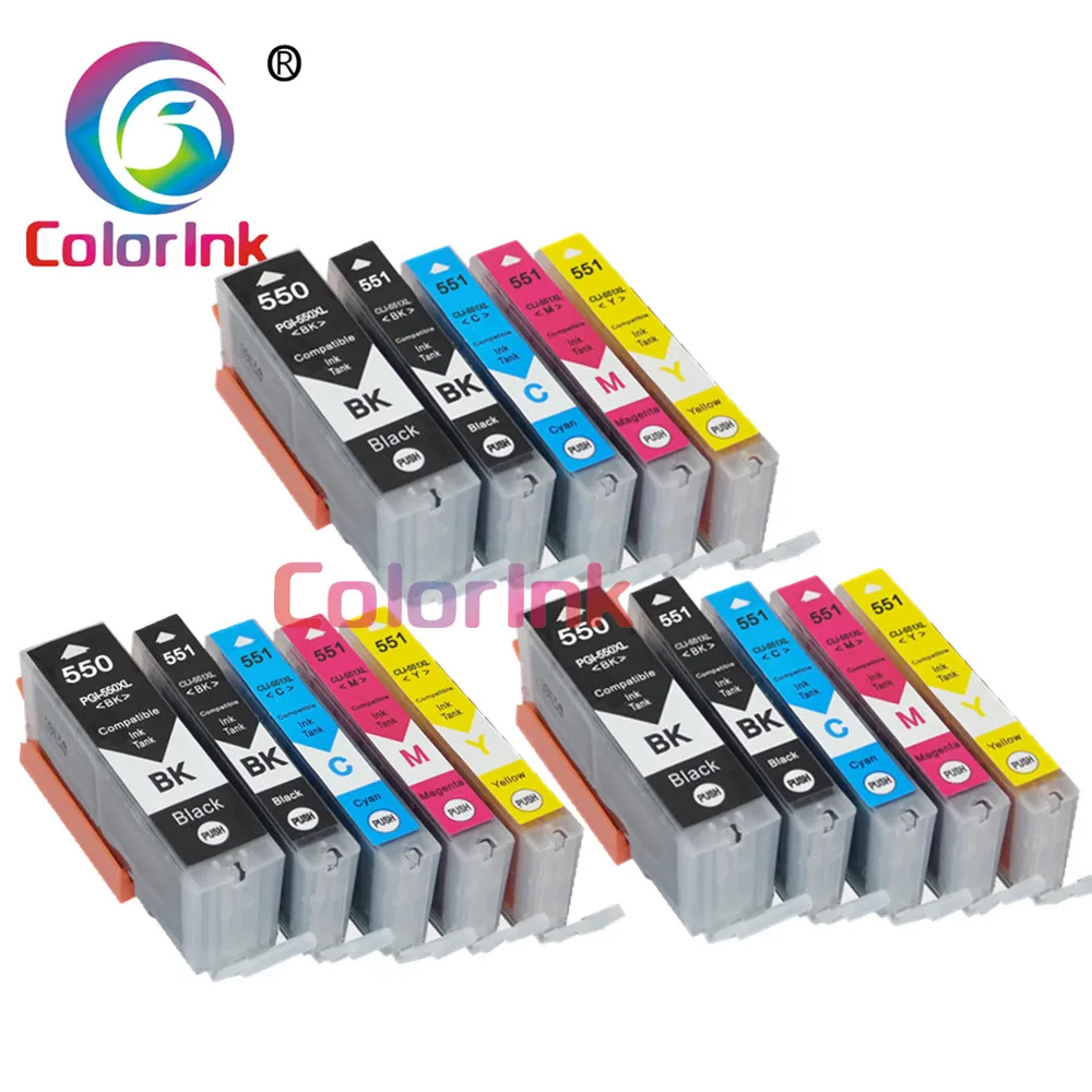 15pack canon pgi550xl cli551xl ink cartridge