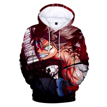 

Aikooki Black Clover 3D Printed Sweatshirt Male/Female Spring Fall Winter Harajuku High Quality Loose Long Sleeve Hoodie
