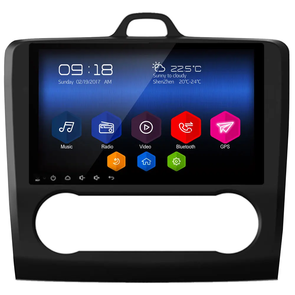 

9" IPS WIFI Android 8.1 Octa Core 2GB RAM 32GB ROM RDS BT Car DVD Multimedia Player Radio For Ford Mondeo Focus 2004-2014