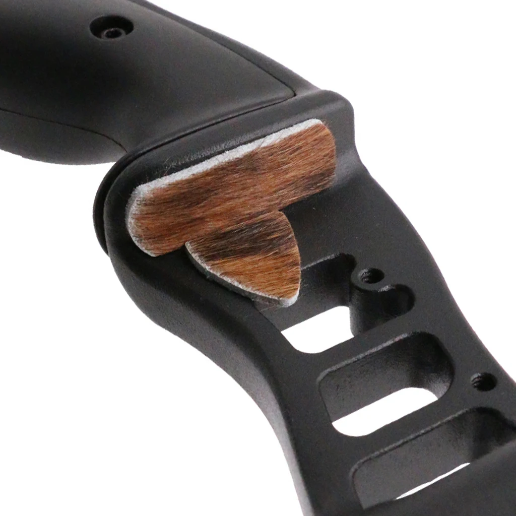 Archery Leather Self Adhesive Arrow Rest Silent Plate Bow Backed Stick on Recurve Longbow