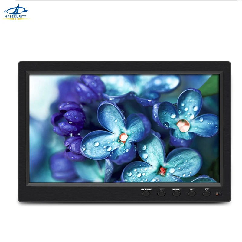 HF 10,1 дюймов 1024*600 P CCTV монитор AV HDMI BNC USB VGA Видео монитор PAL монитор Реверсивный дисплей для ноутбука TFT цветной экран