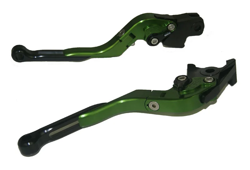 

Motorcycle Brake Clutch Levers Adjustable Folding Extendable Black+Green For BMW F800S F800ST F800GS F800R F650GS