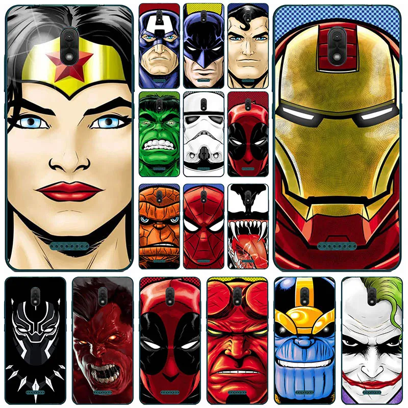 

Fashion hero Phone Case For Wiko View Lite 5.45" Cover Painting Coques Cute shell For Wiko View Lite phong back shell
