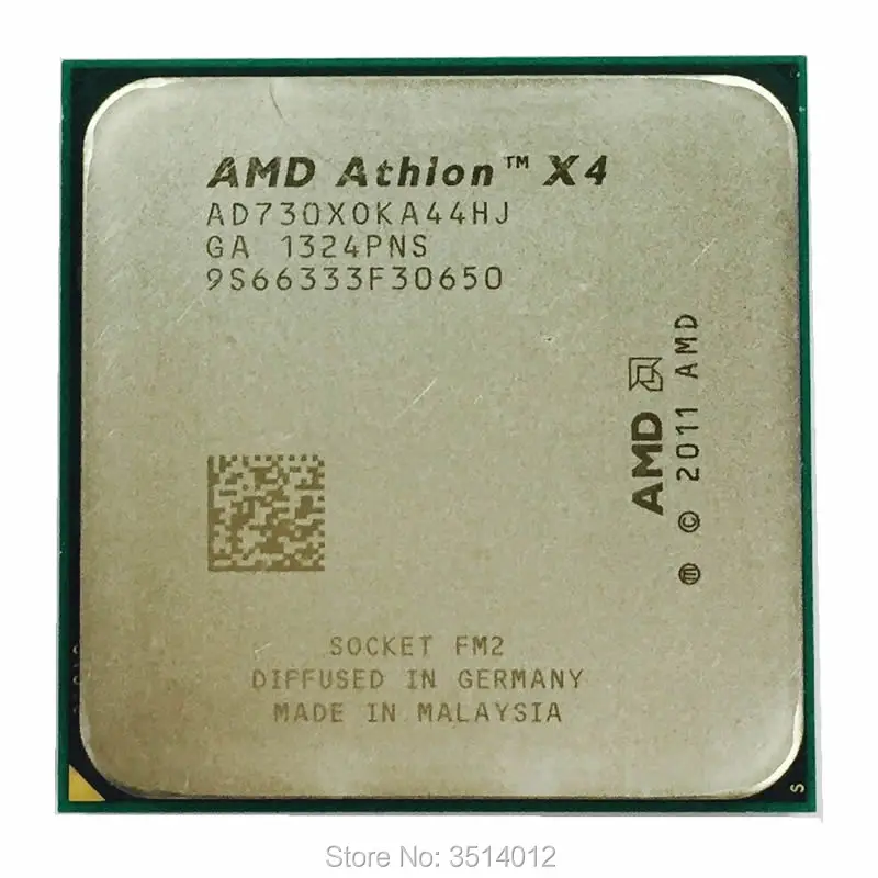 Четырехъядерный процессор AMD Athlon X4 730 2 8 ГГц AD730XOKA44HJ разъем FM2 | Компьютеры и офис