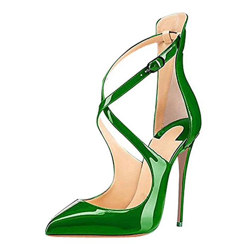 Г. Новинка, большие размеры 37-47, черные, коричневые, зеленые, синие, красные, розовые модные пикантные весенние женские летние туфли на высоком каблуке женские туфли-лодочки, D1245