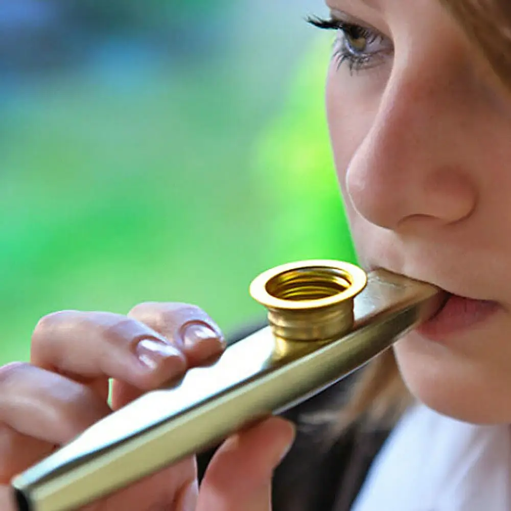 Citygirl Aluminum Alloy Metal Kazoo Kids Charming Musical Instrument