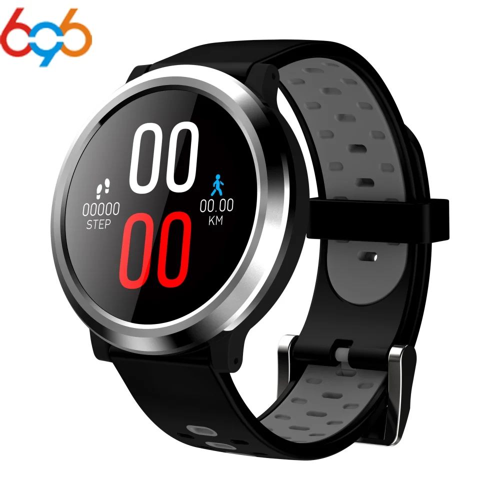 696 Q68 Для мужчин Smart Браслет цвет экранная полоса сердечный ритм измерять кровяное давление водонепроницаемые спортивные smart watch Android IOS часы