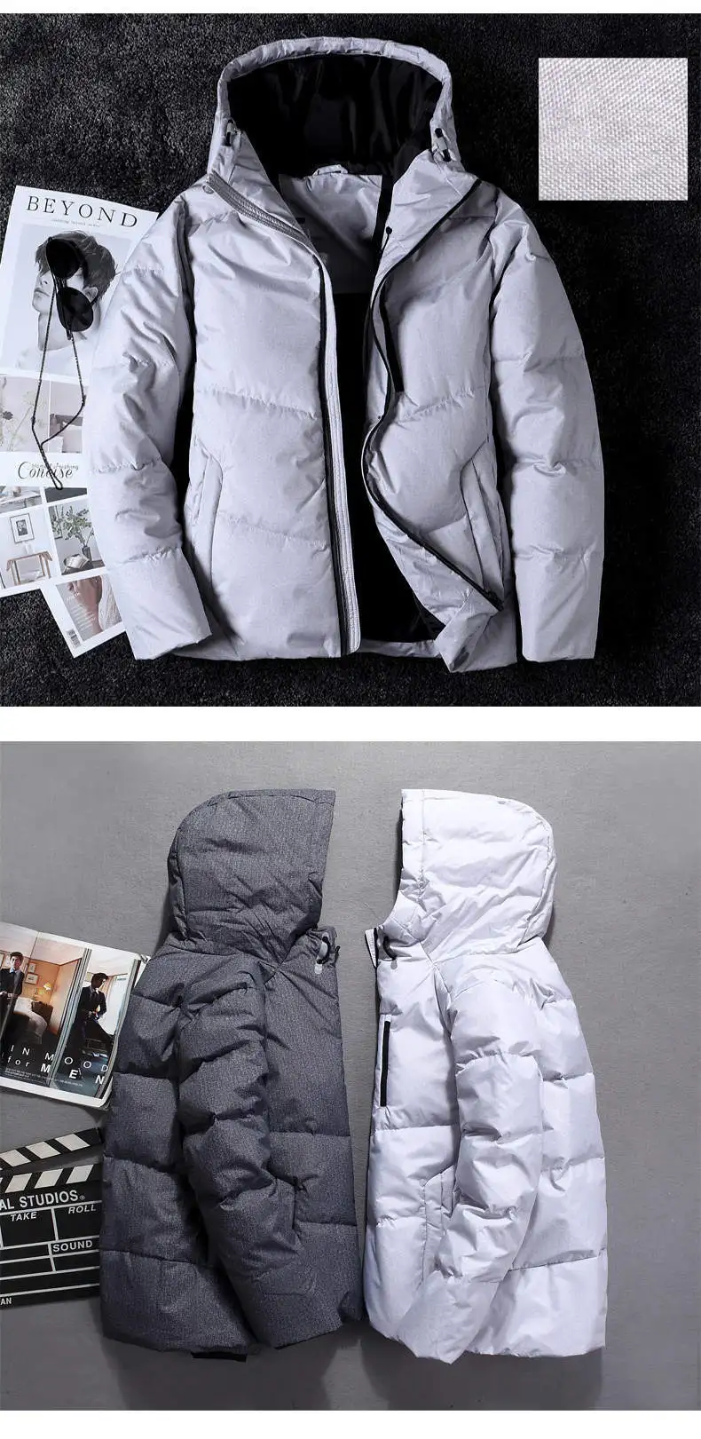2018 New Brand White Duck Down Jacket Men Autumn Winter Warm Coat Men's Ultralight Duck Down Jacket Male Windproof Parka (5)