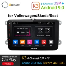 Ownice K1 K2 K3 Android 9 0 hand free bluetooth Universal 2 Din font b Car