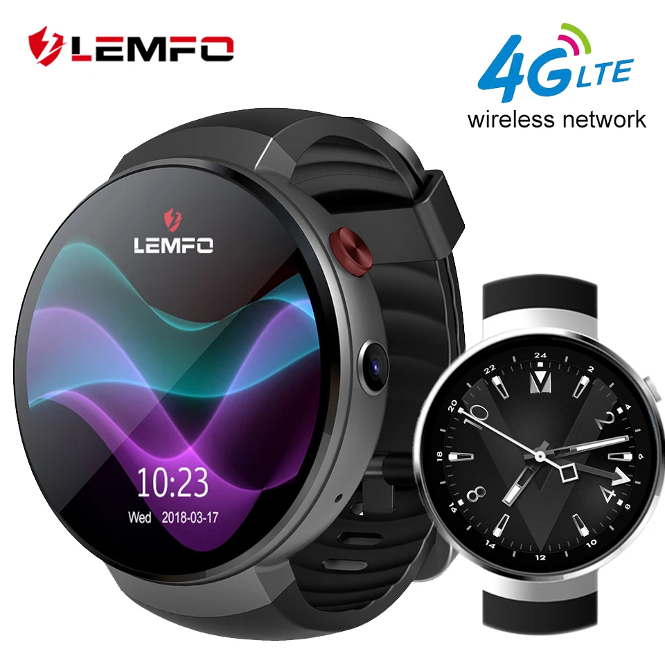 LEMFO LEM7 Smart Watch Android 7.1.1 LTE 4G Sim 2MP Camera