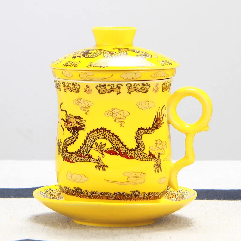 Chinese Kung Fu Ceramic Cups High Quality Porcelain Royal Dragon Pattern Tea Cup Chinese Style Porcelain Tea Set Coffee Cups Chinese Kung Fu Ceramic Cups High Quality Porcelain Royal Dragon Pattern Tea Cup Chinese Style Porcelain Tea Set Coffee Cups